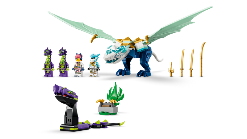 LEGO NINJAGO Zane's Ice Dragon Battle 141 pieces - British product