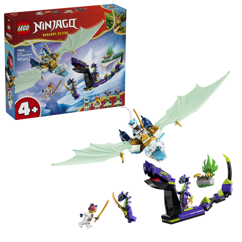 LEGO NINJAGO Zane's Ice Dragon Battle 141 pieces - British product