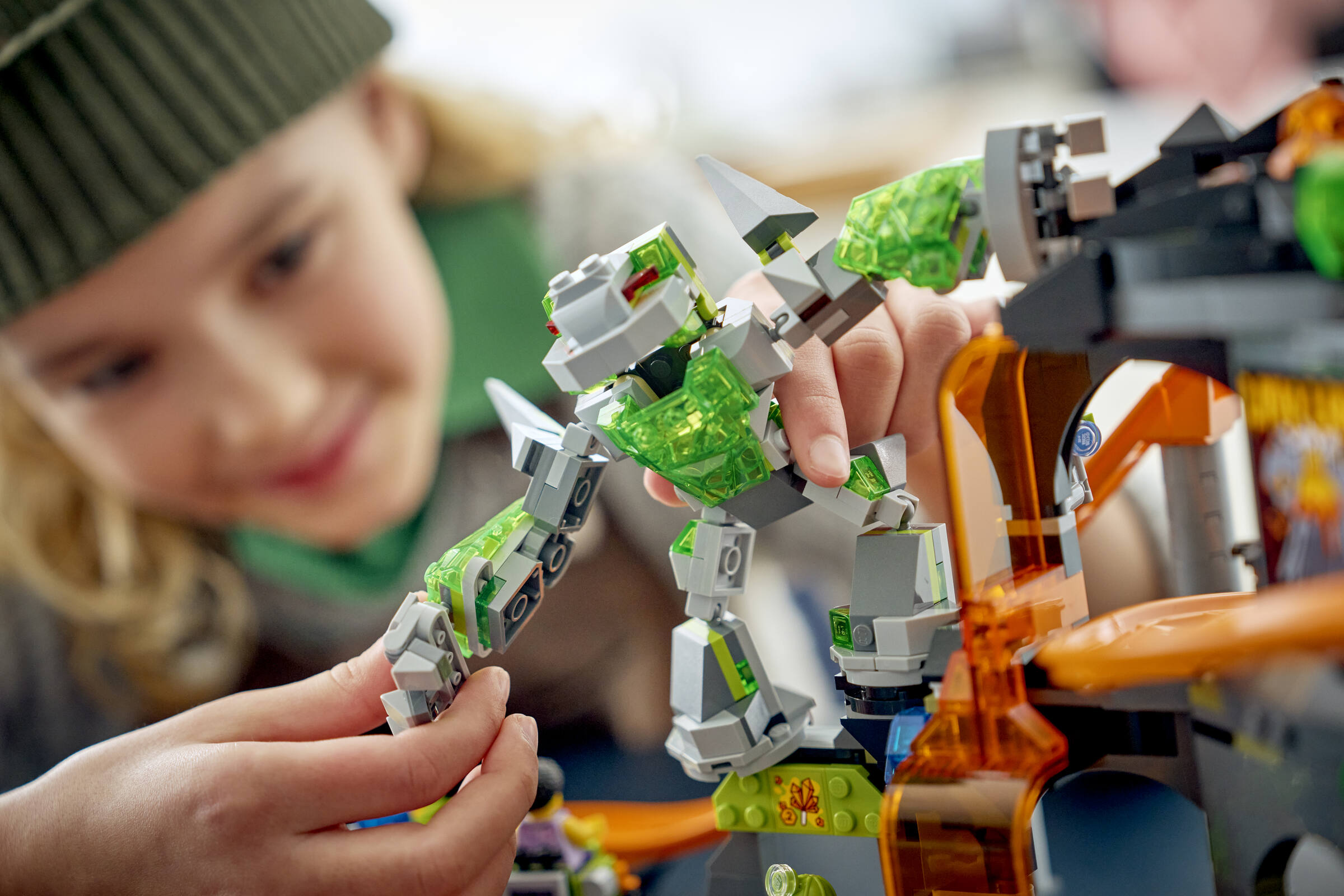 LEGO Lava Land Roller Coaster Park toy, imported from the UK