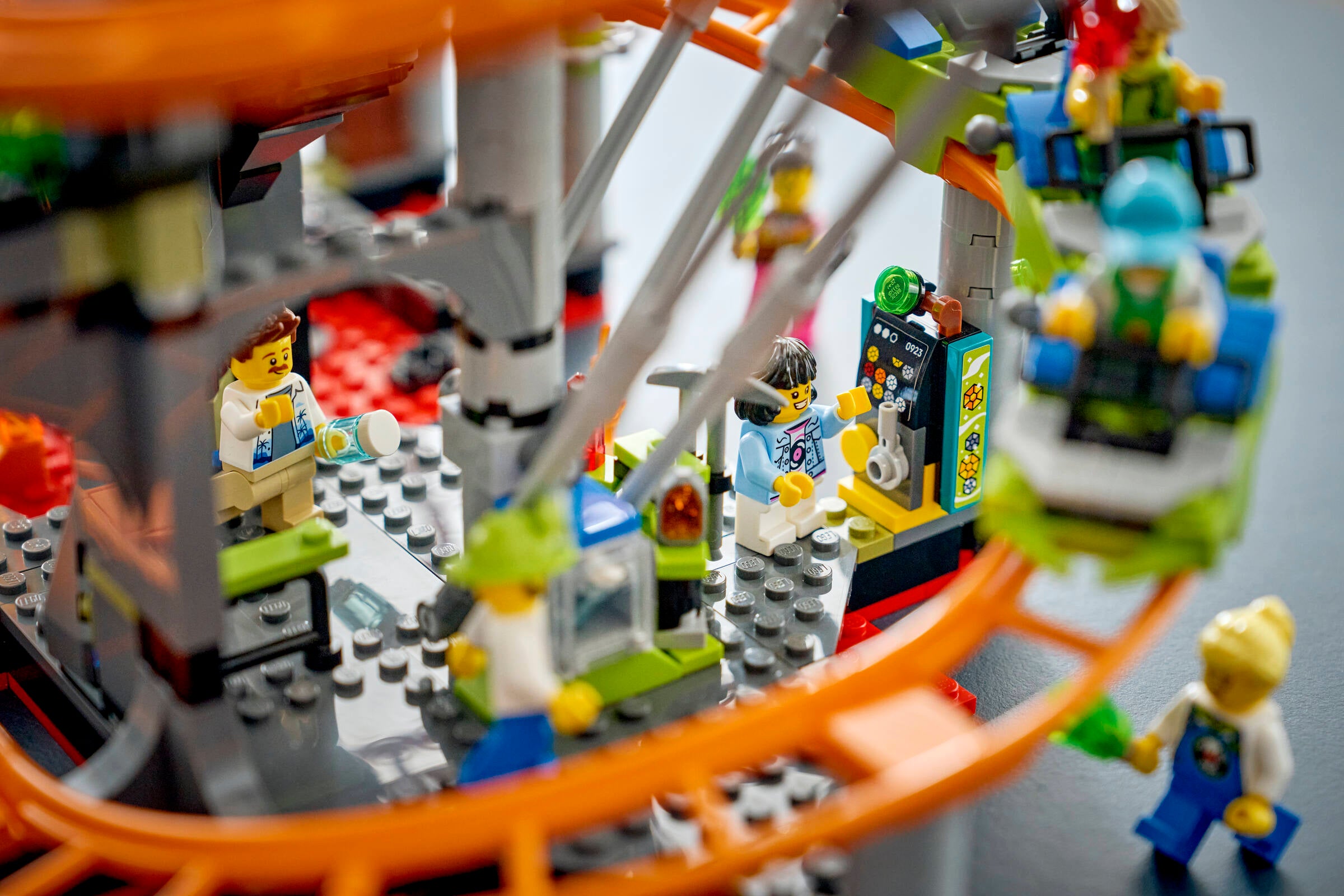 LEGO Lava Land Roller Coaster Park toy, imported from the UK