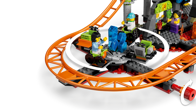 LEGO Lava Land Roller Coaster Park toy, imported from the UK