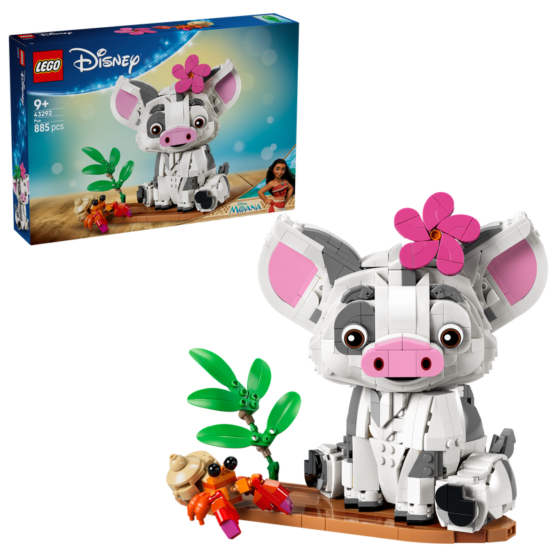 LEGO Disney Moana Pua building set 885 pieces, UK version