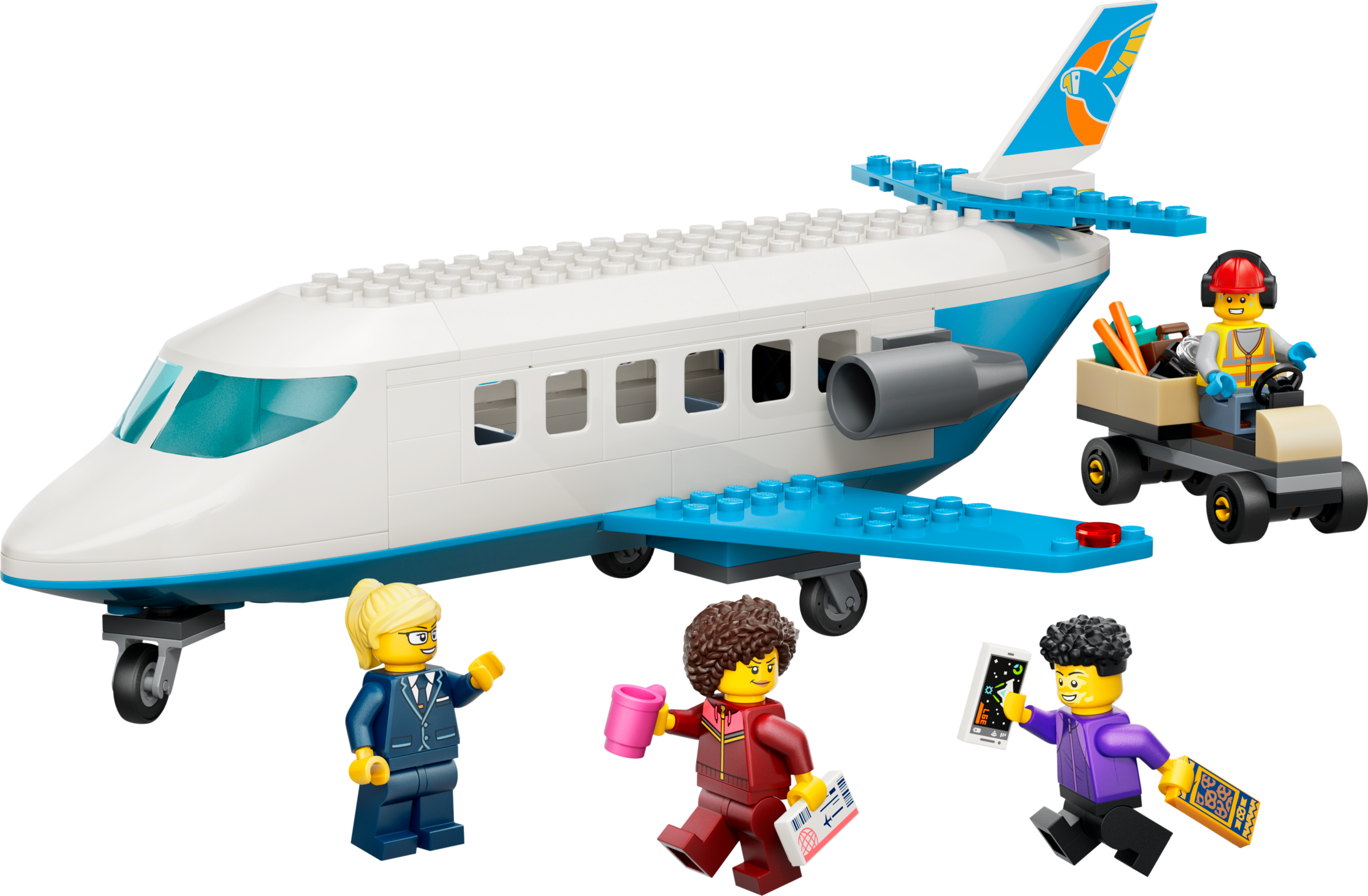 LEGO City Passenger Jet building set 118 pieces, UK version