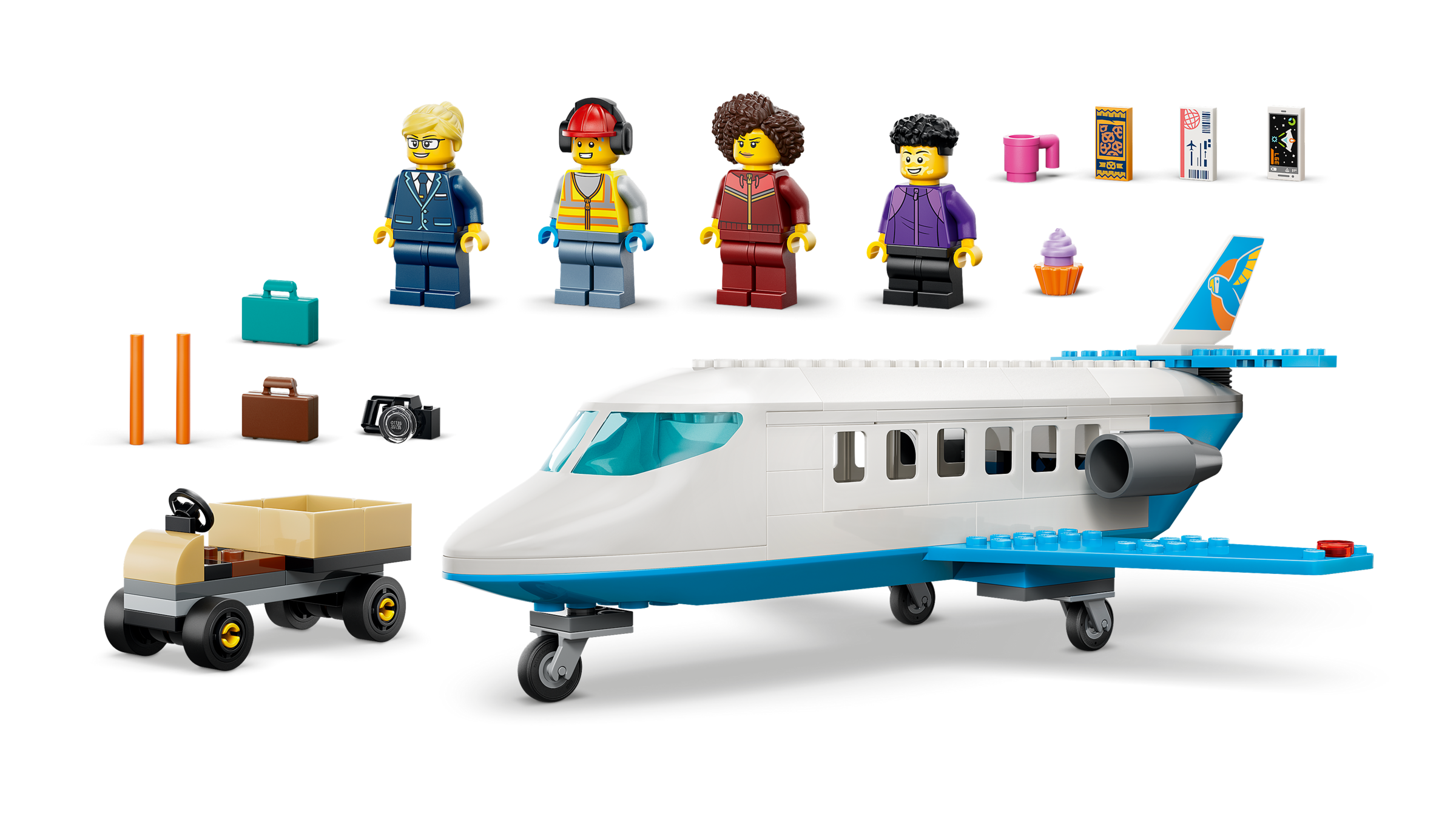 LEGO City Passenger Jet building set 118 pieces, UK version