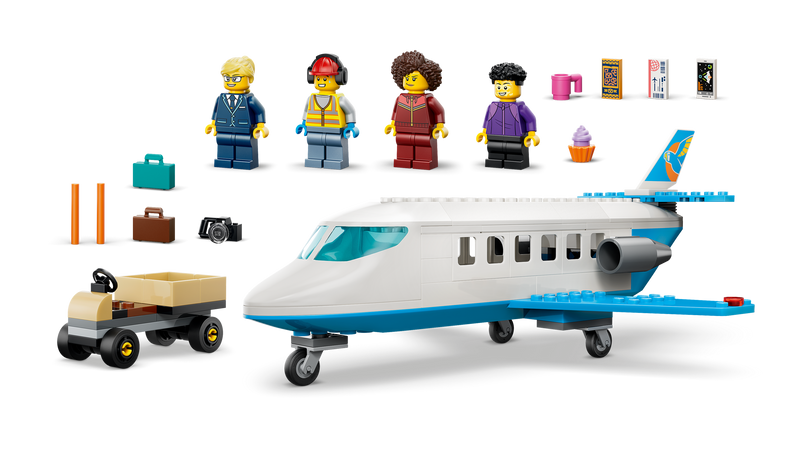 LEGO City Passenger Jet building set 118 pieces, UK version