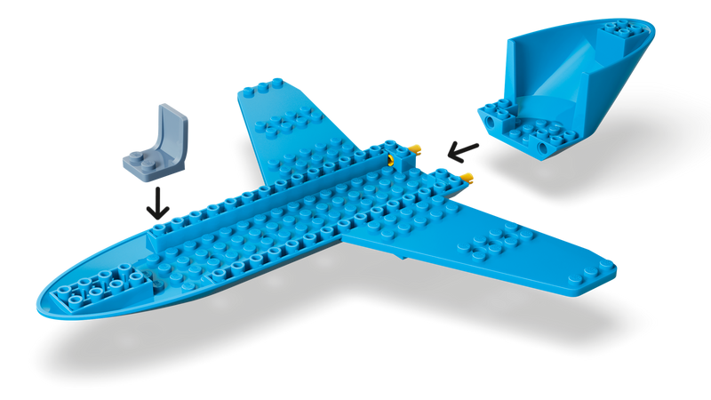 LEGO City Passenger Jet building set 118 pieces, UK version