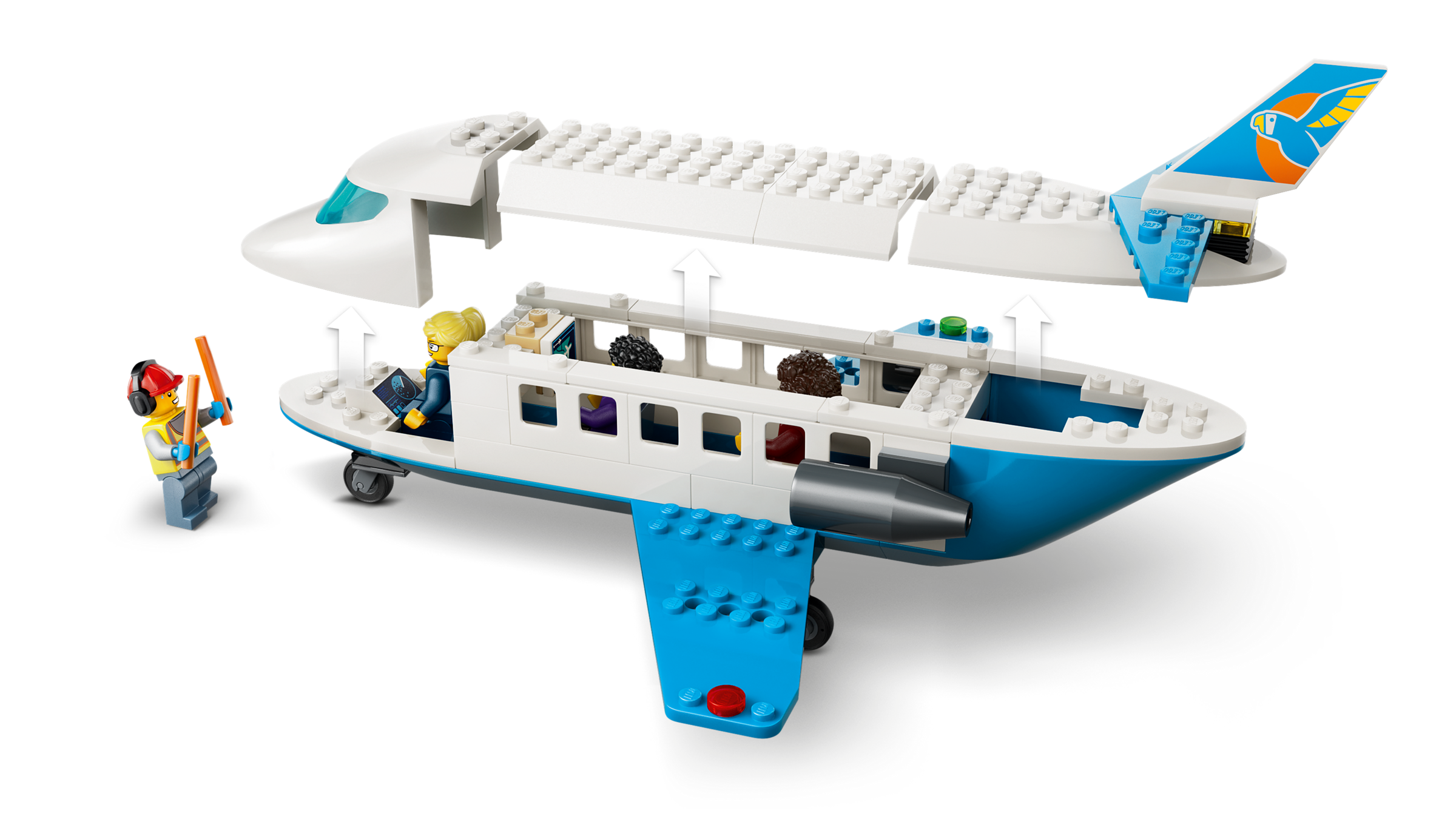 LEGO City Passenger Jet building set 118 pieces, UK version
