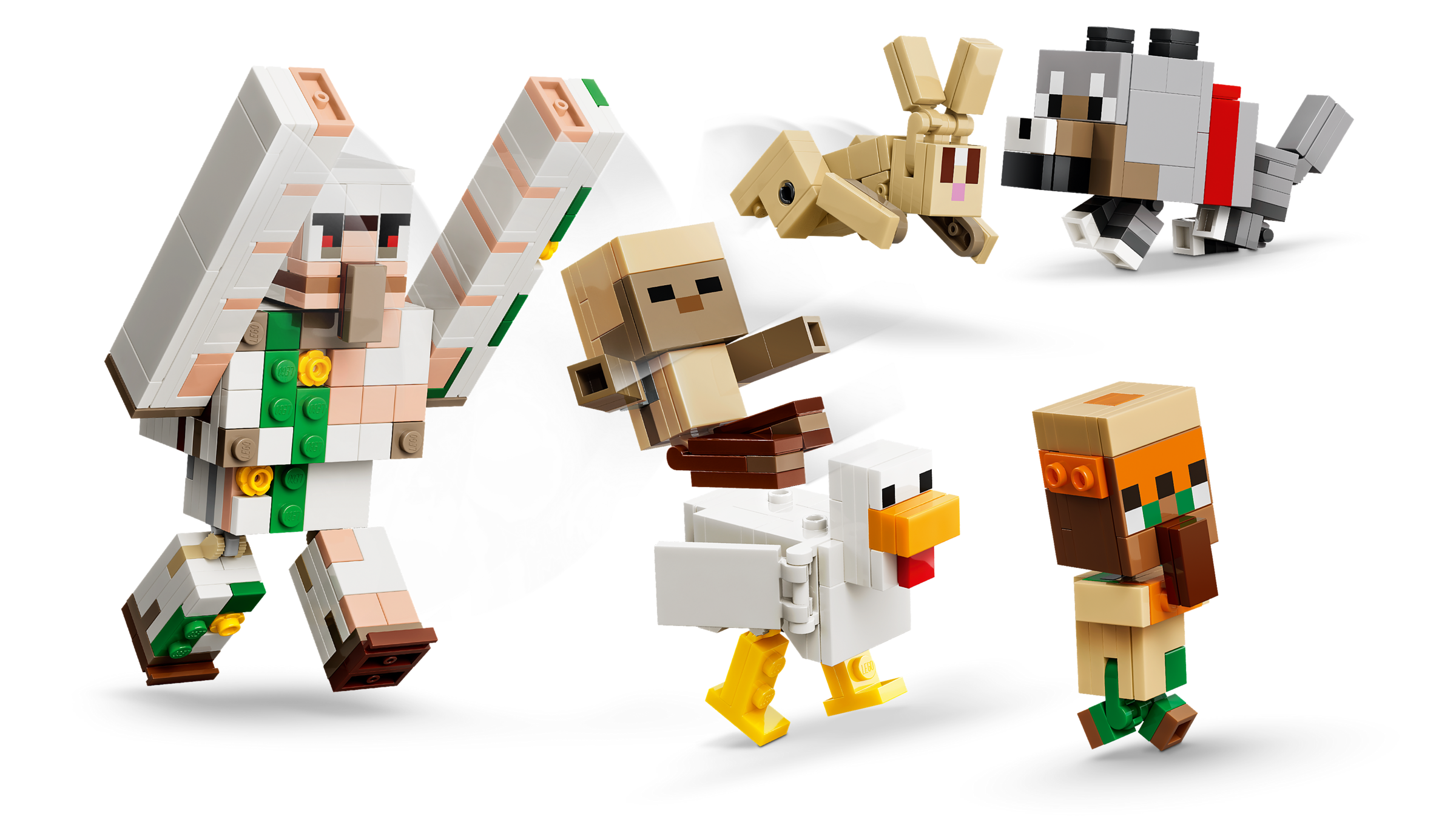 LEGO Minecraft Chicken Jockey Desert Attack building set 428 pieces (British brand)