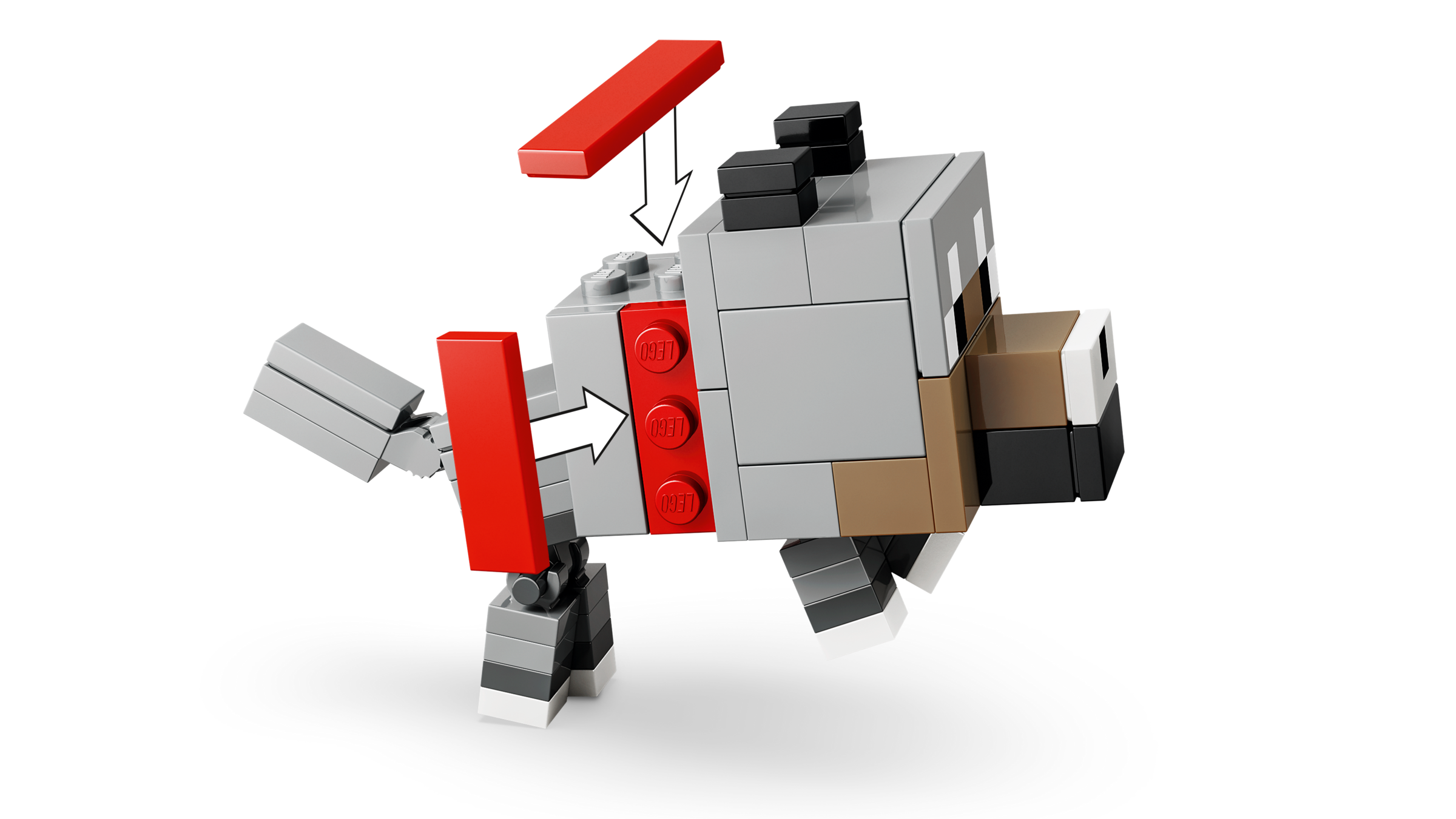 LEGO Minecraft Chicken Jockey Desert Attack building set 428 pieces (British brand)