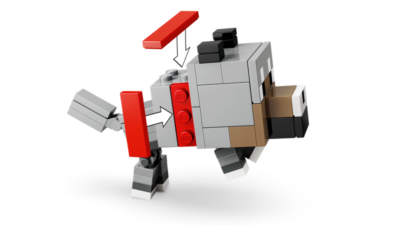 LEGO Minecraft Chicken Jockey Desert Attack building set 428 pieces (British brand)