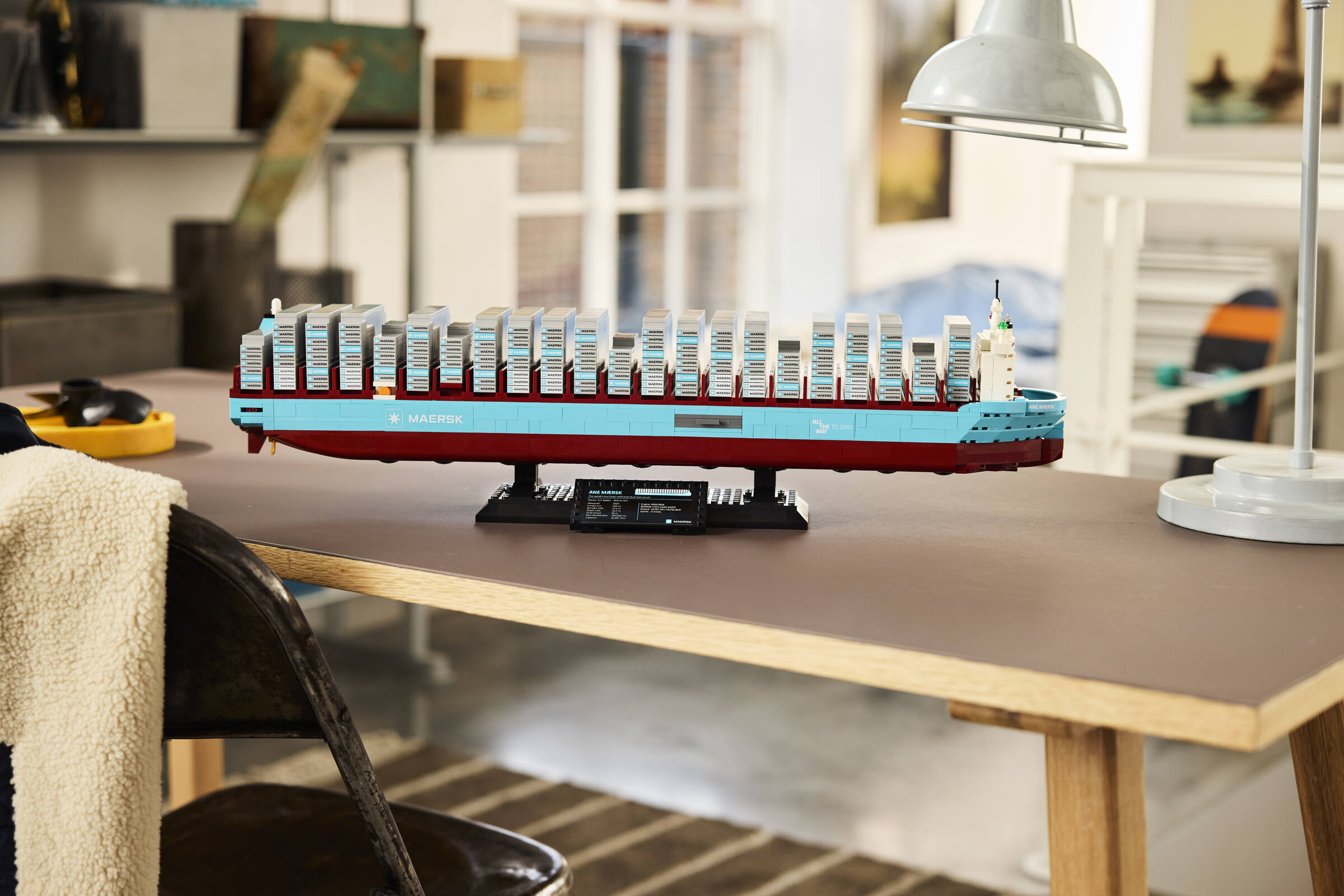 LEGO Maersk Dual-Fuel Container Vessel model 40955, imported from the UK