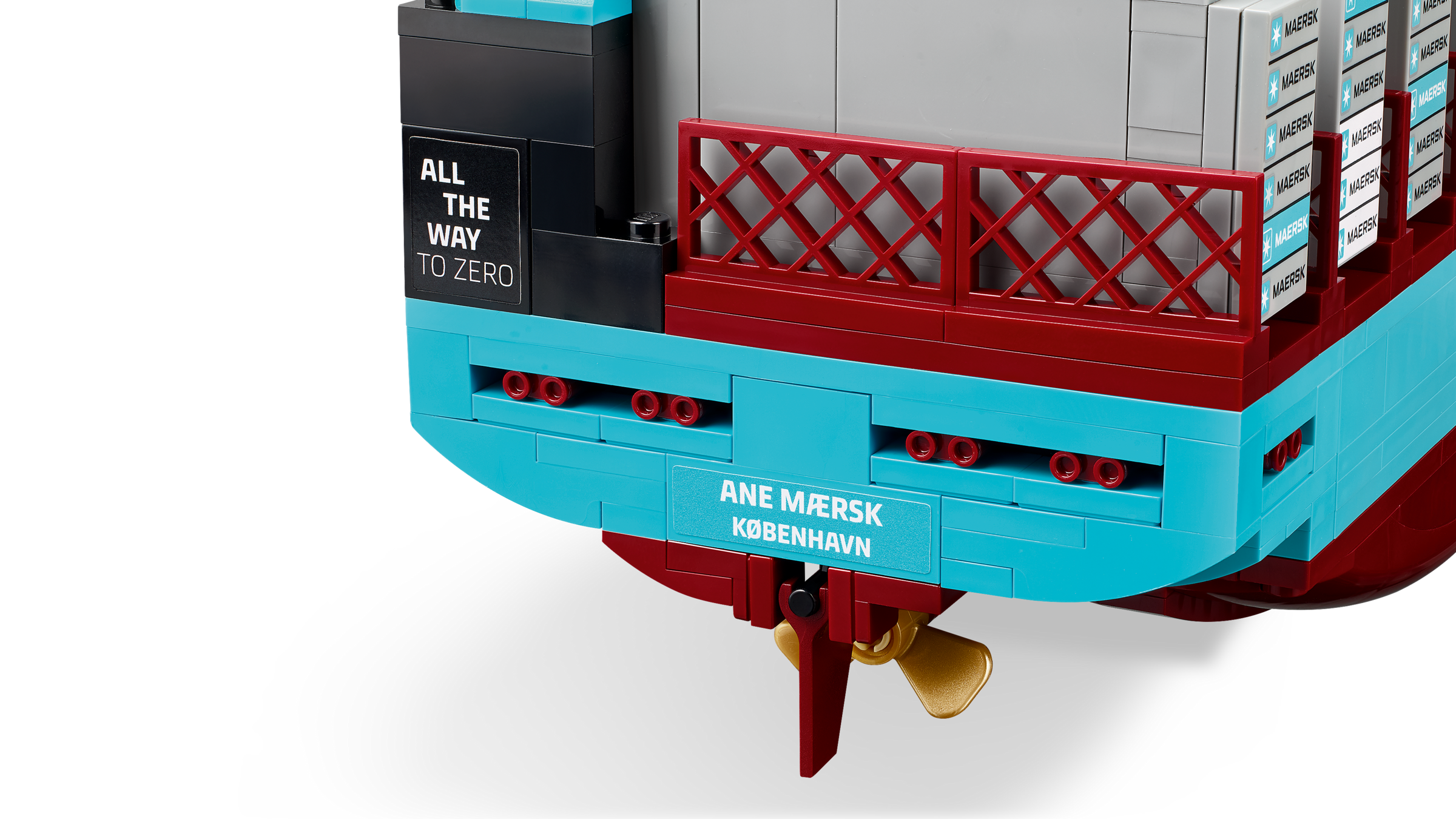 LEGO Maersk Dual-Fuel Container Vessel model 40955, imported from the UK