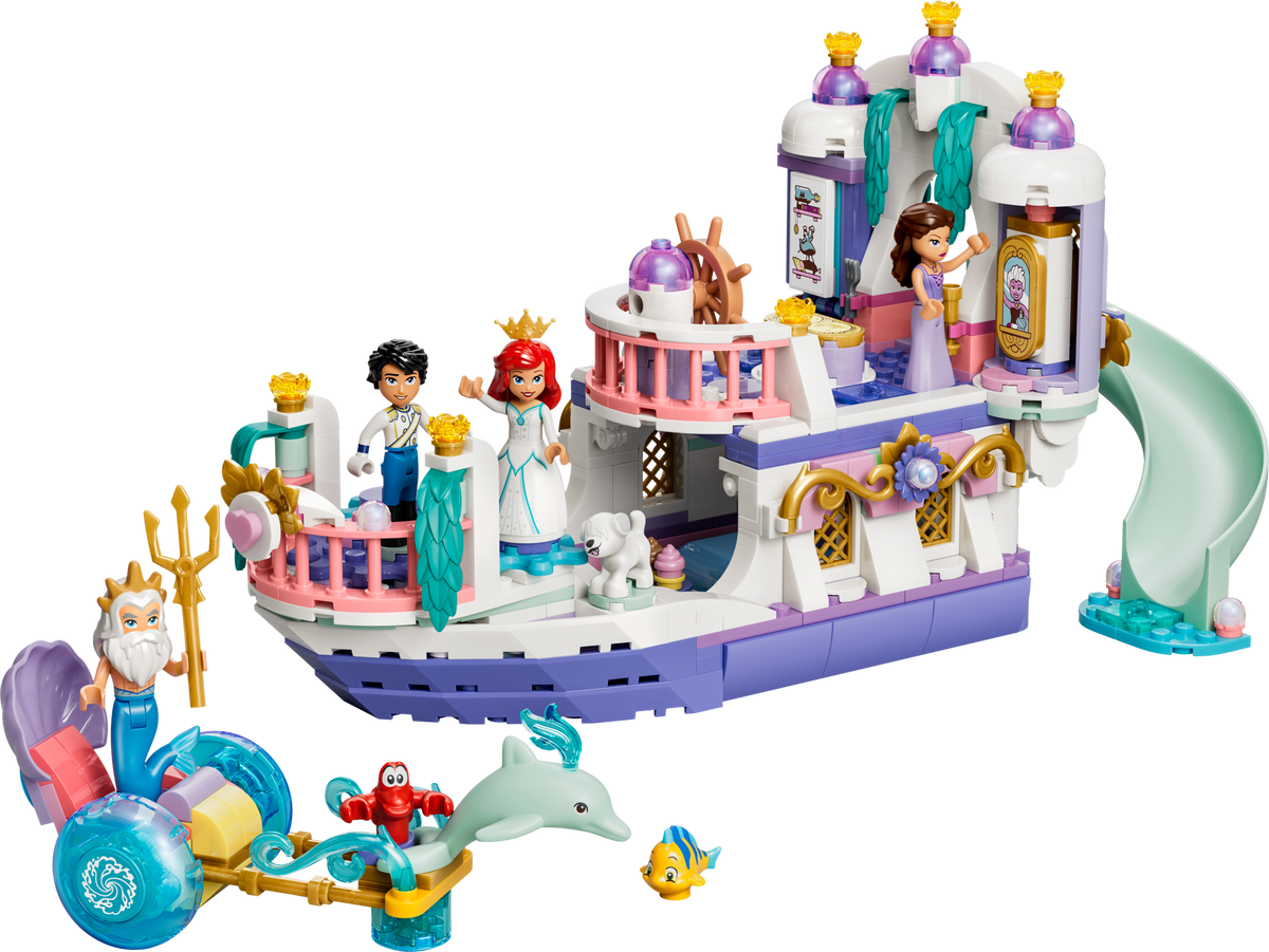 LEGO Disney Ariel Royal Wedding Boat set 519 pieces - British product