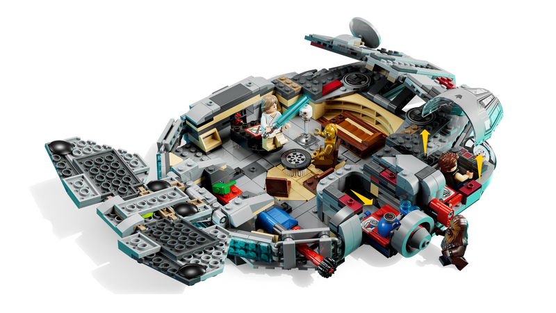 LEGO Star Wars Millennium Falcon building set 885 pieces (British brand)