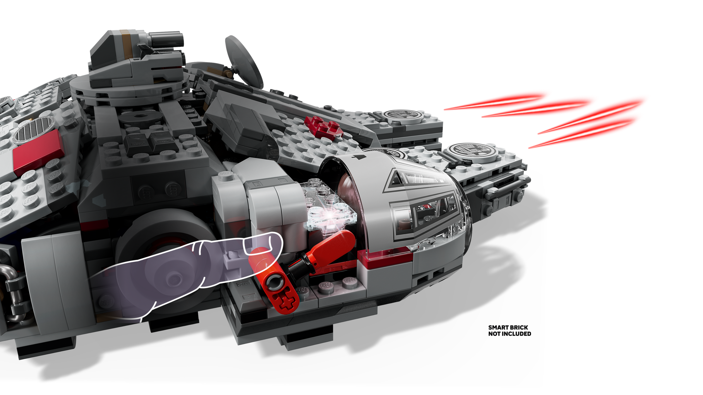LEGO Star Wars Millennium Falcon building set 885 pieces (British brand)