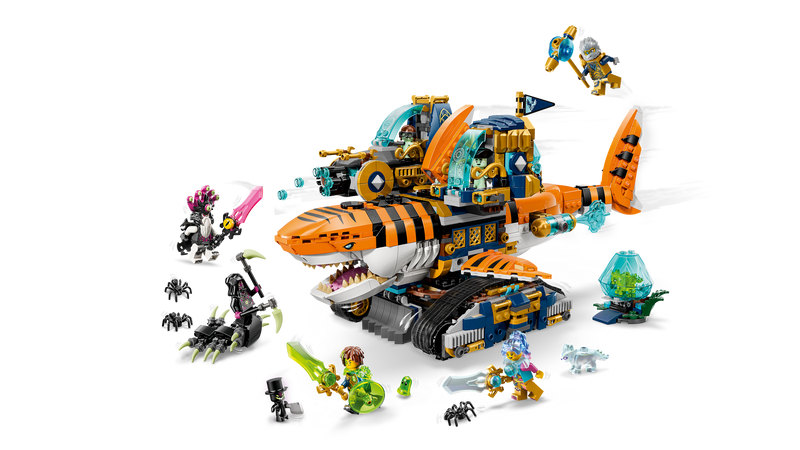 LEGO Tiger Shark Tank transforming building set 1548 pieces - British product
