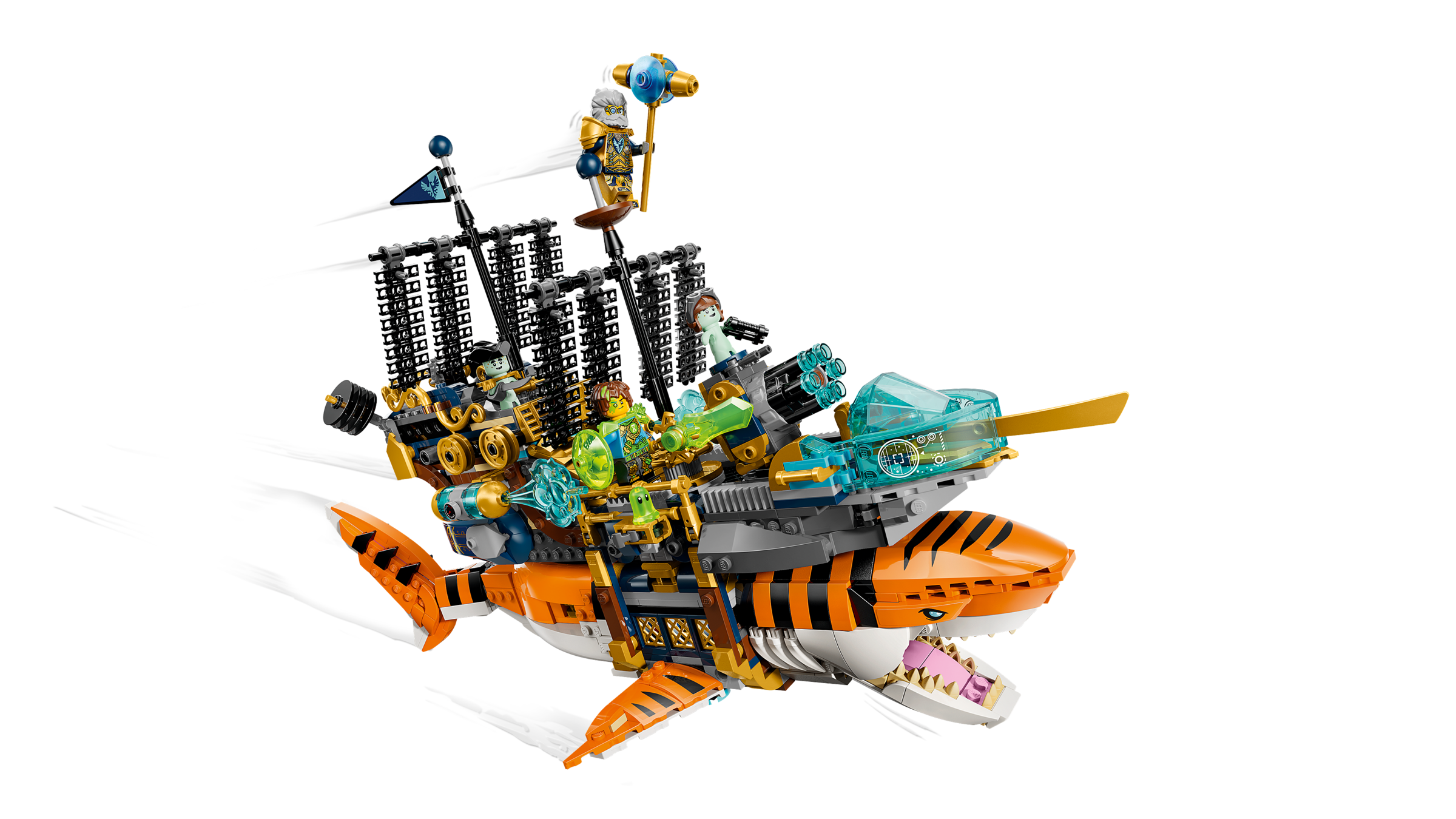 LEGO Tiger Shark Tank transforming building set 1548 pieces - British product