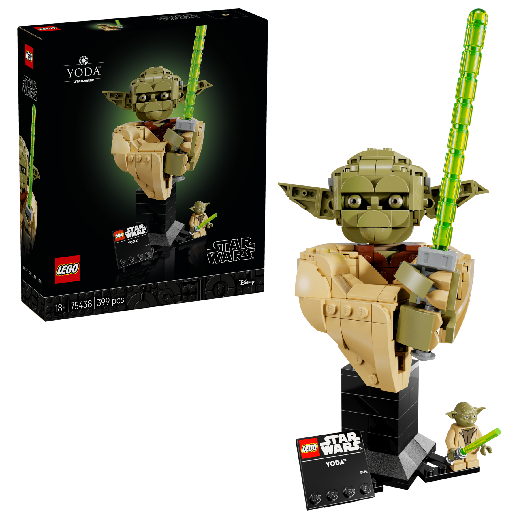 LEGO Yoda Bust building set 21 cm (British brand)