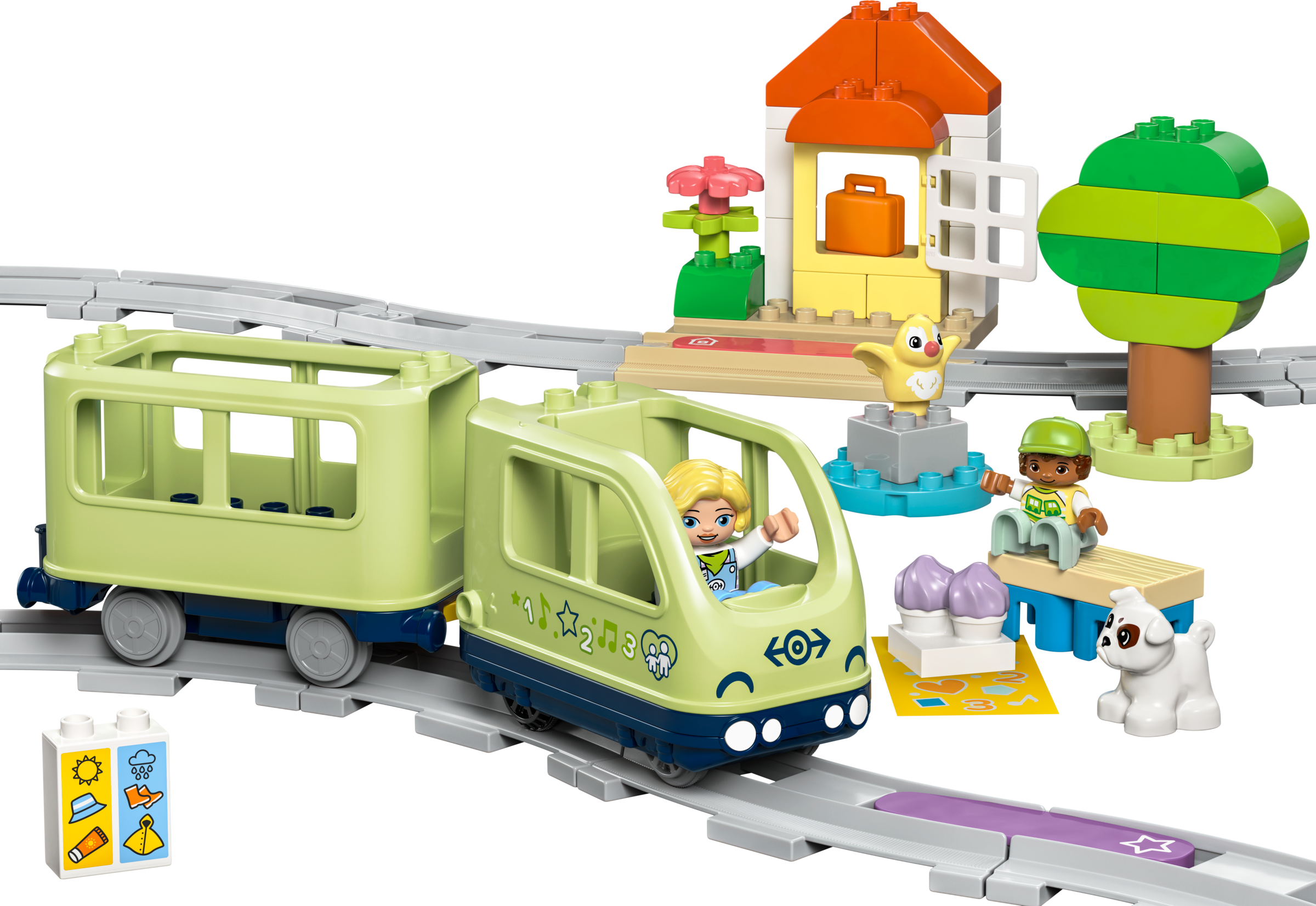 LEGO DUPLO Interactive Adventure Train 57 pieces , UK version