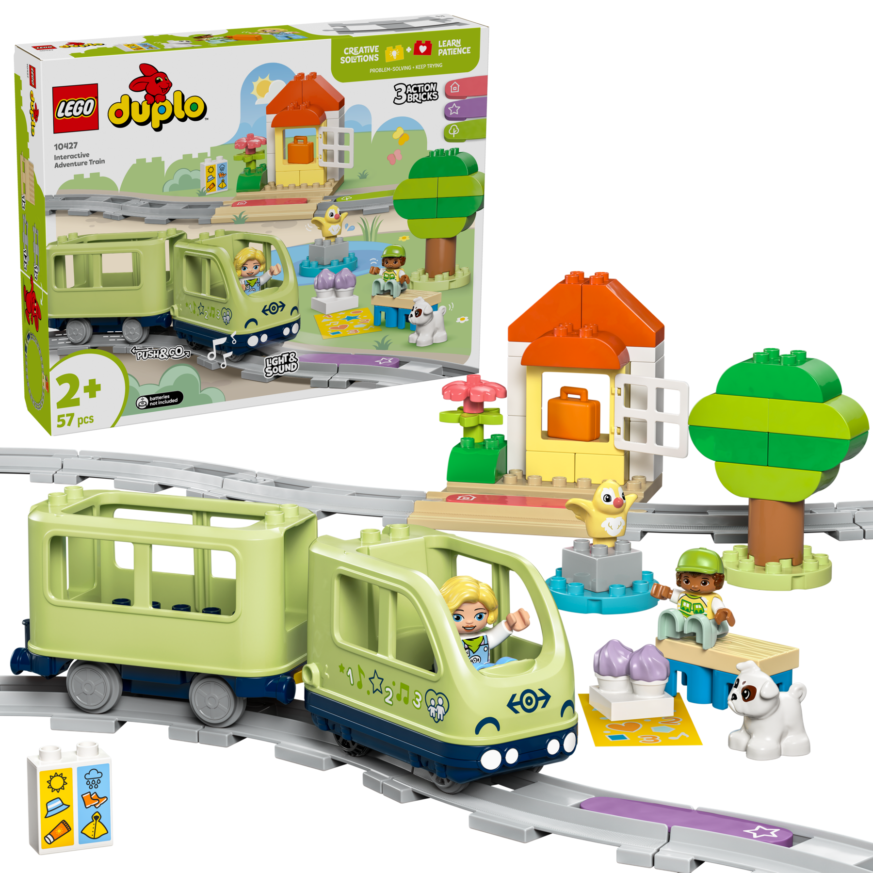 LEGO DUPLO Interactive Adventure Train 57 pieces , UK version
