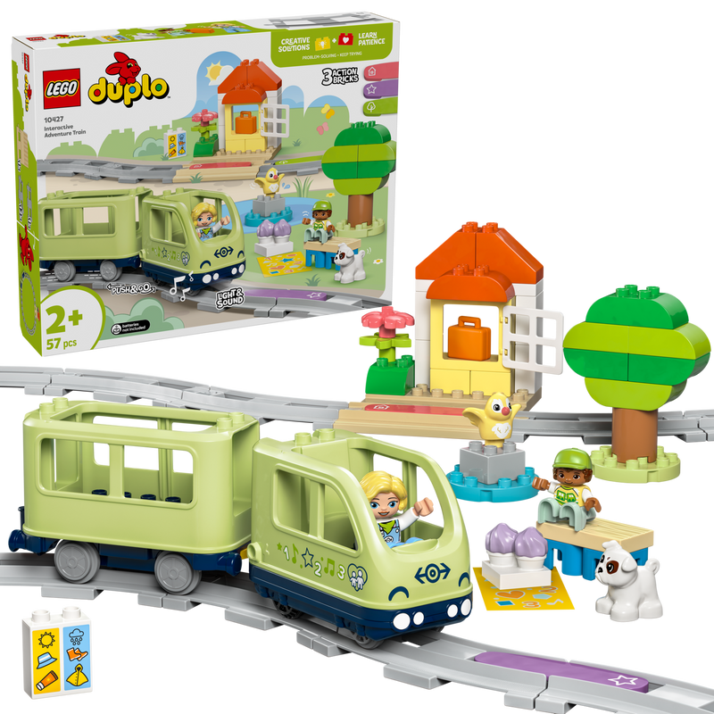 LEGO DUPLO Interactive Adventure Train 57 pieces , UK version