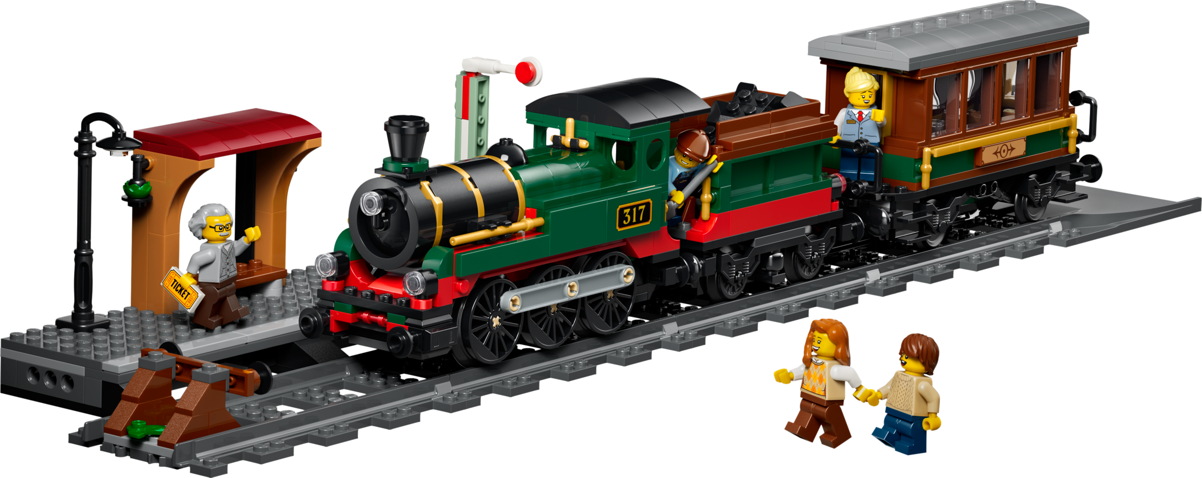 LEGO Vintage Steam Train building set 575 pieces (British brand)