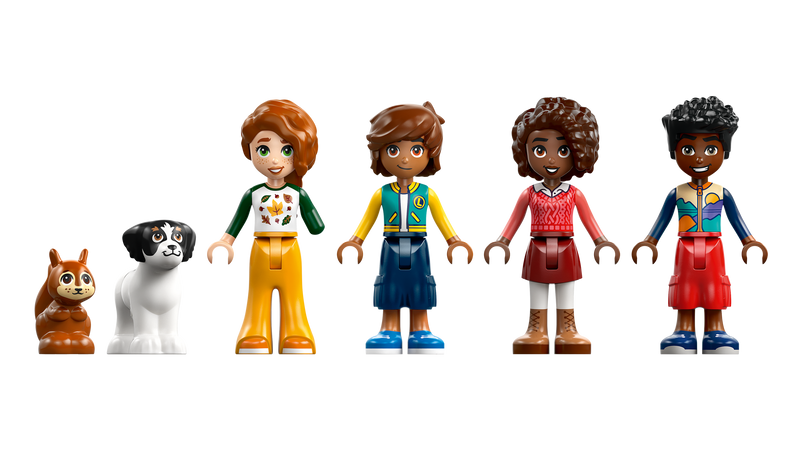 LEGO Friends Cozy Fall Forest Cabin set, imported from the UK