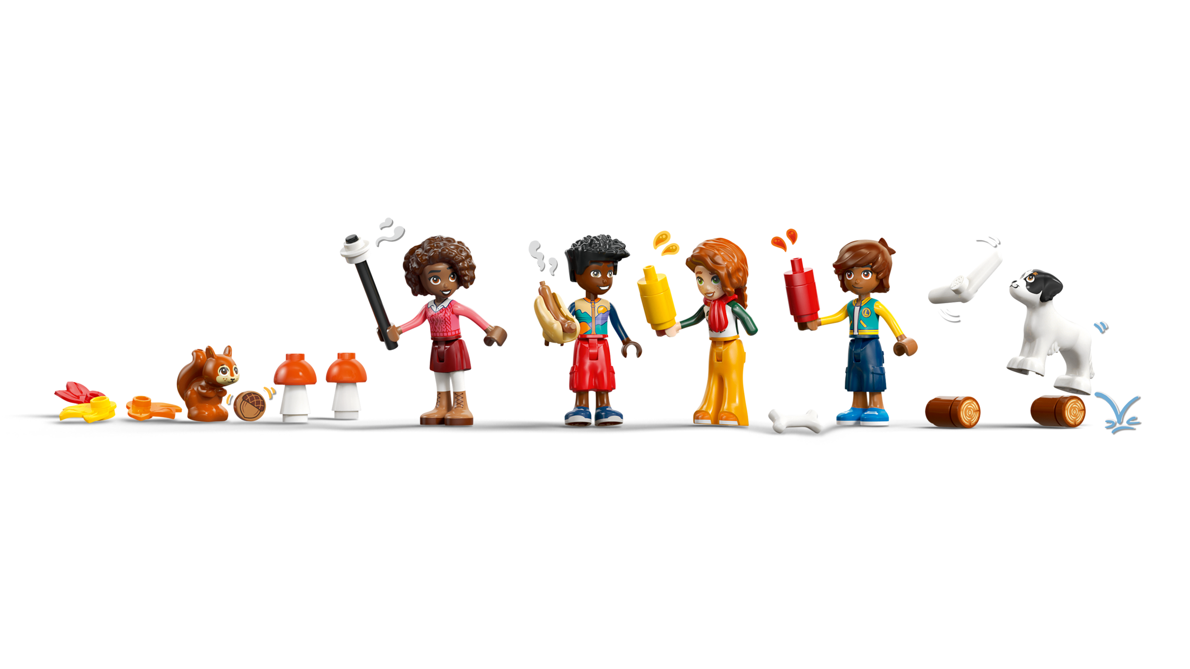 LEGO Friends Cozy Fall Forest Cabin set, imported from the UK