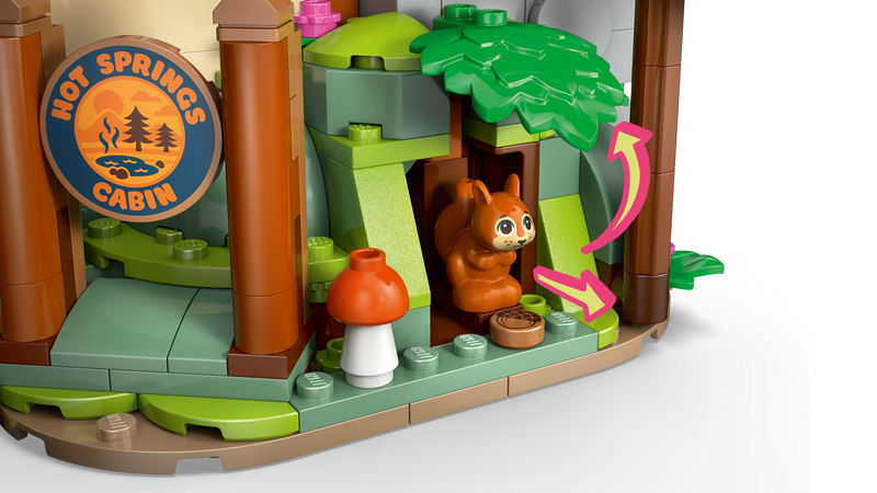 LEGO Friends Cozy Fall Forest Cabin set, imported from the UK