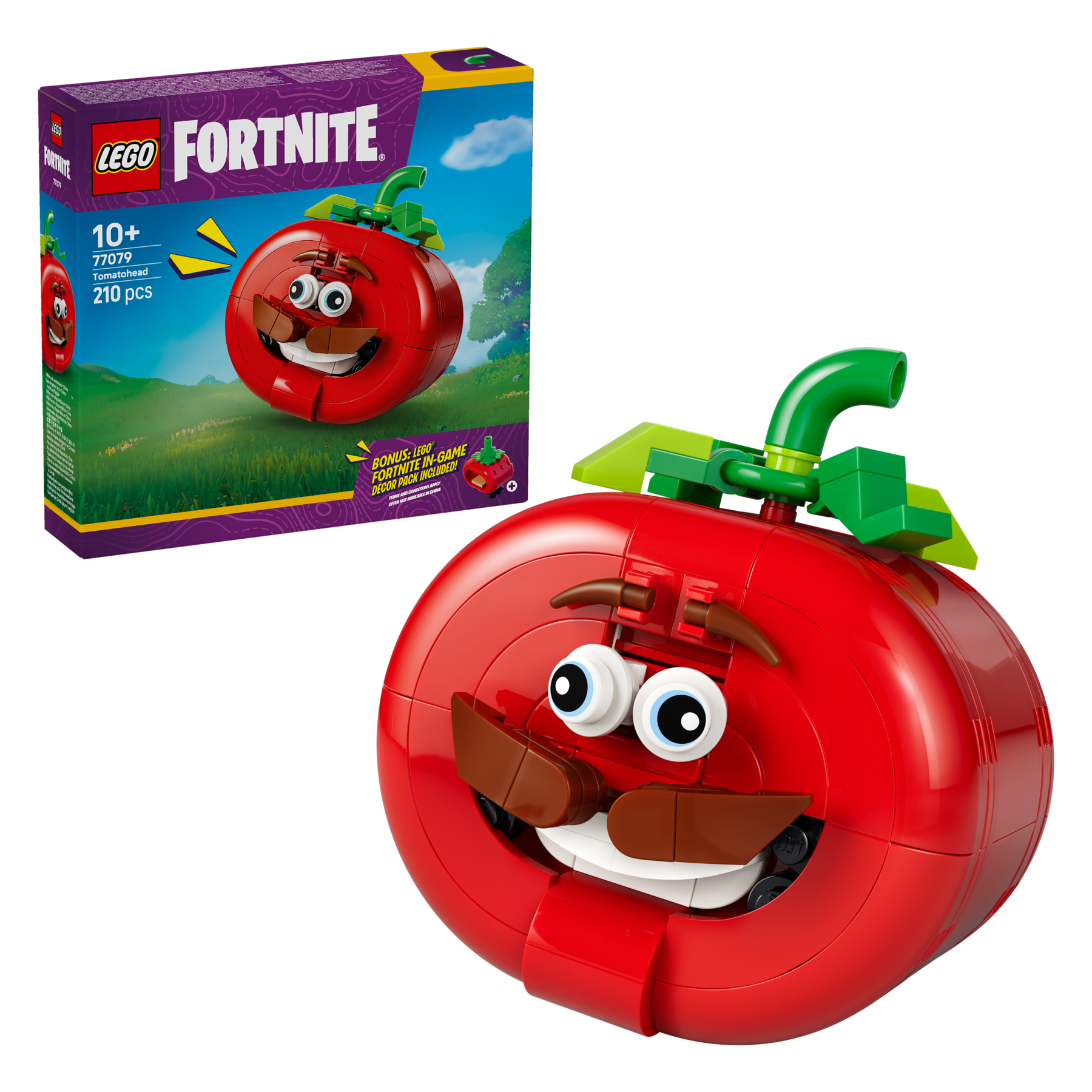LEGO Fortnite Tomatohead building set 210 pieces (British brand)