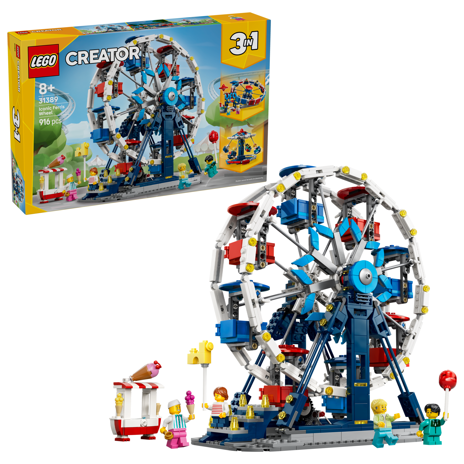 LEGO Creator 3in1 Ferris Wheel building set 916 pieces (British brand)