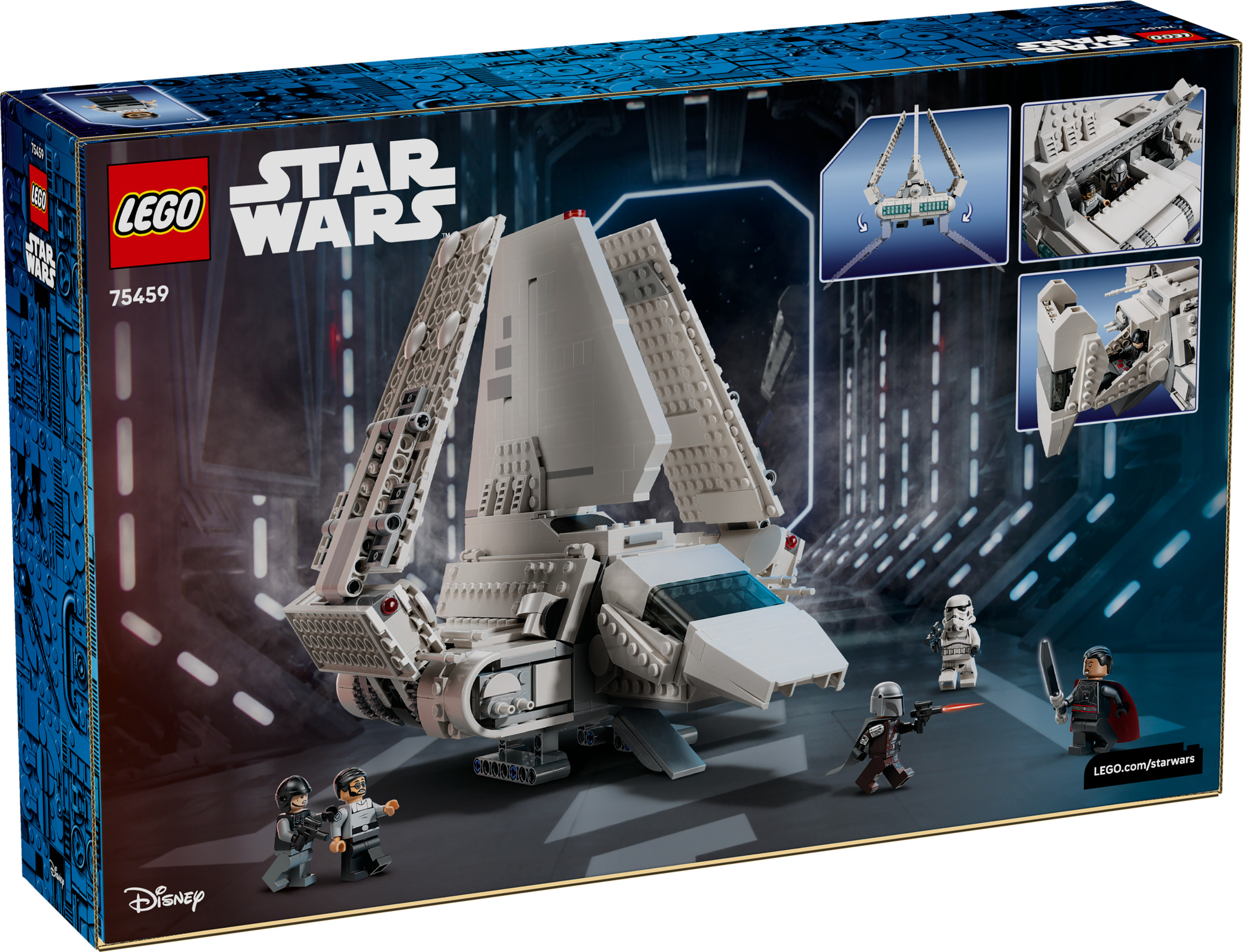 LEGO Imperial Lambda-Class Shuttle Star Wars set 961 pieces (British brand)