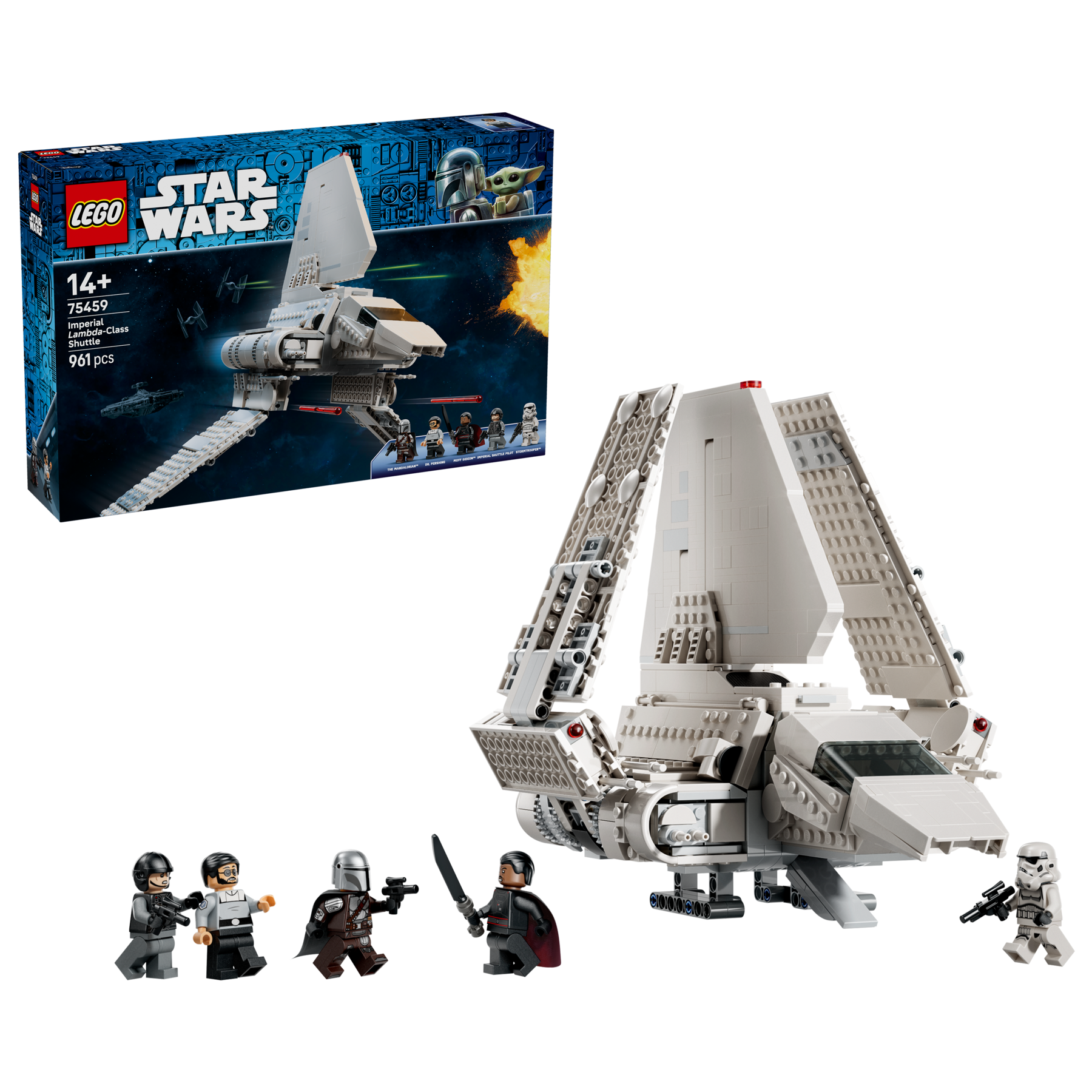 LEGO Imperial Lambda-Class Shuttle Star Wars set 961 pieces (British brand)