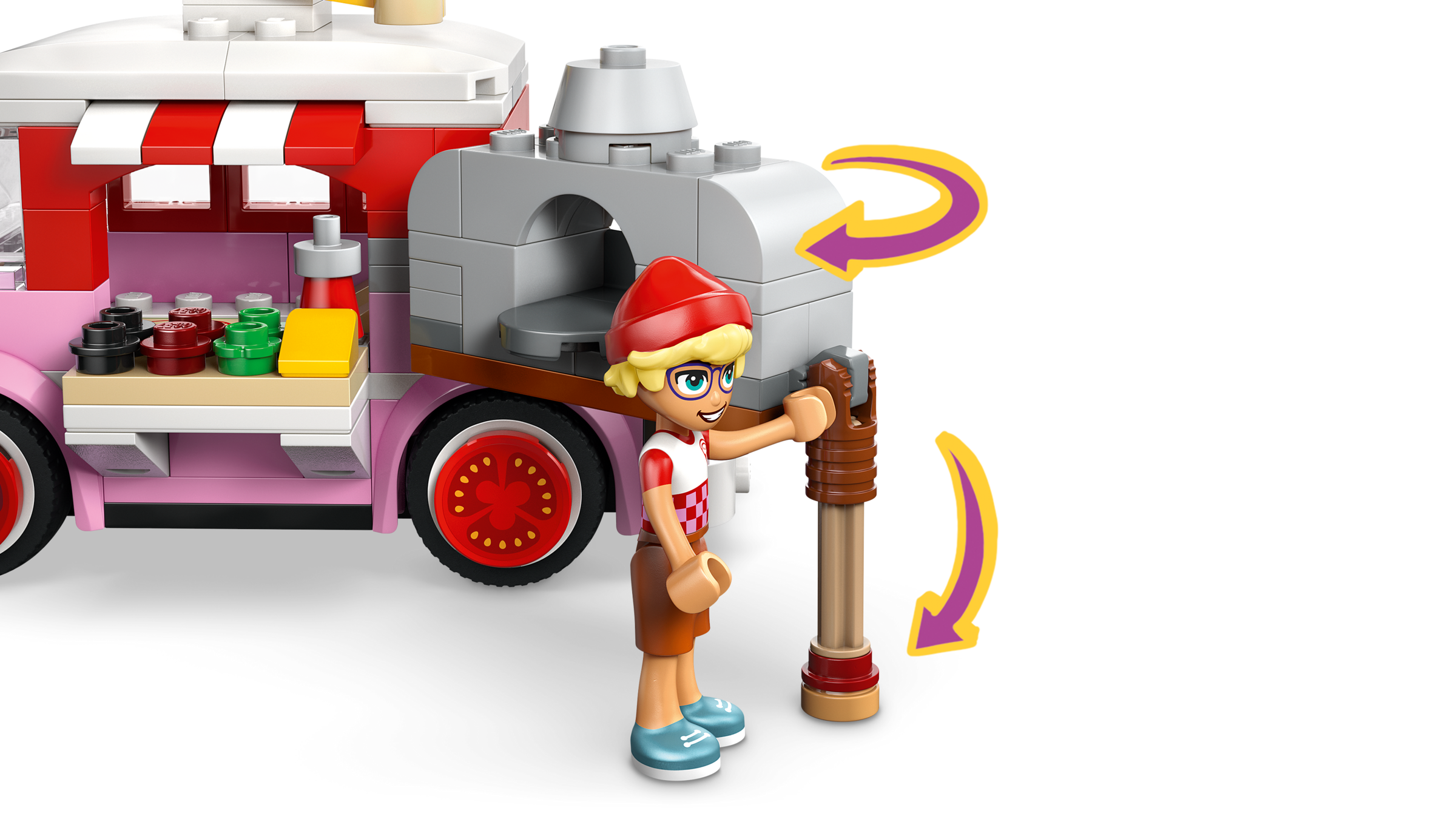 LEGO Friends Pizza Truck building set 190 pieces - British product