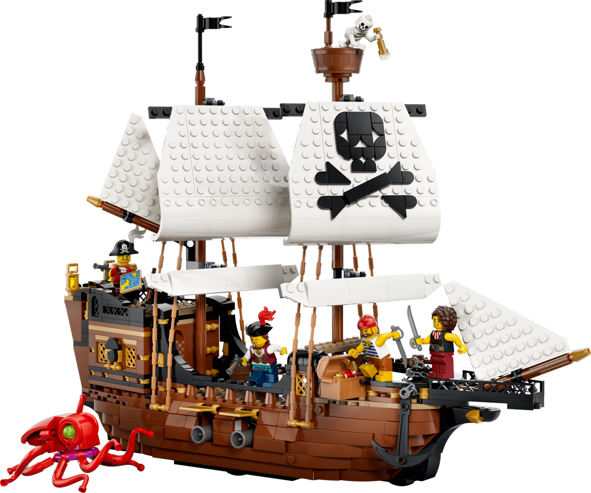 LEGO Creator pirate ship building set 1074 pieces, UK version