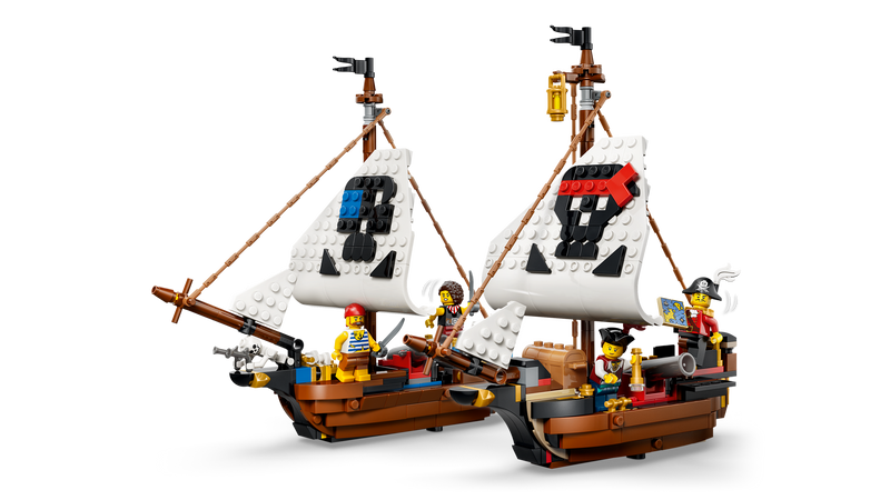 LEGO Creator pirate ship building set 1074 pieces, UK version