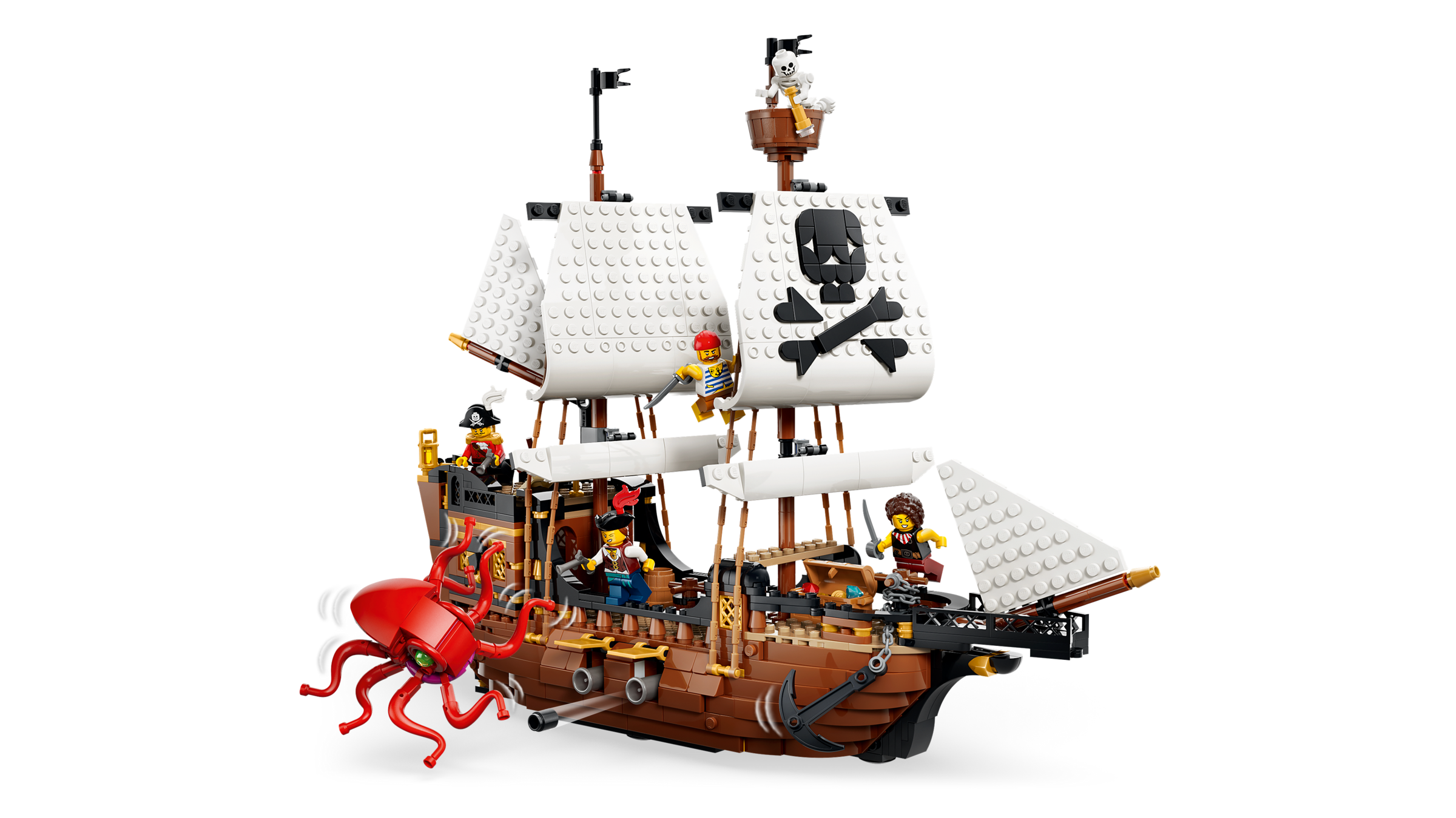 LEGO Creator pirate ship building set 1074 pieces, UK version
