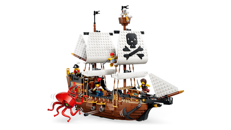 LEGO Creator pirate ship building set 1074 pieces, UK version