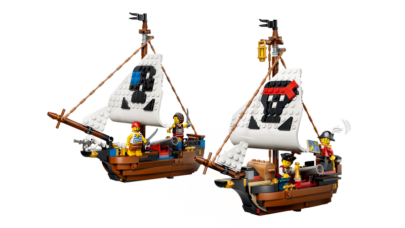 LEGO Creator pirate ship building set 1074 pieces, UK version