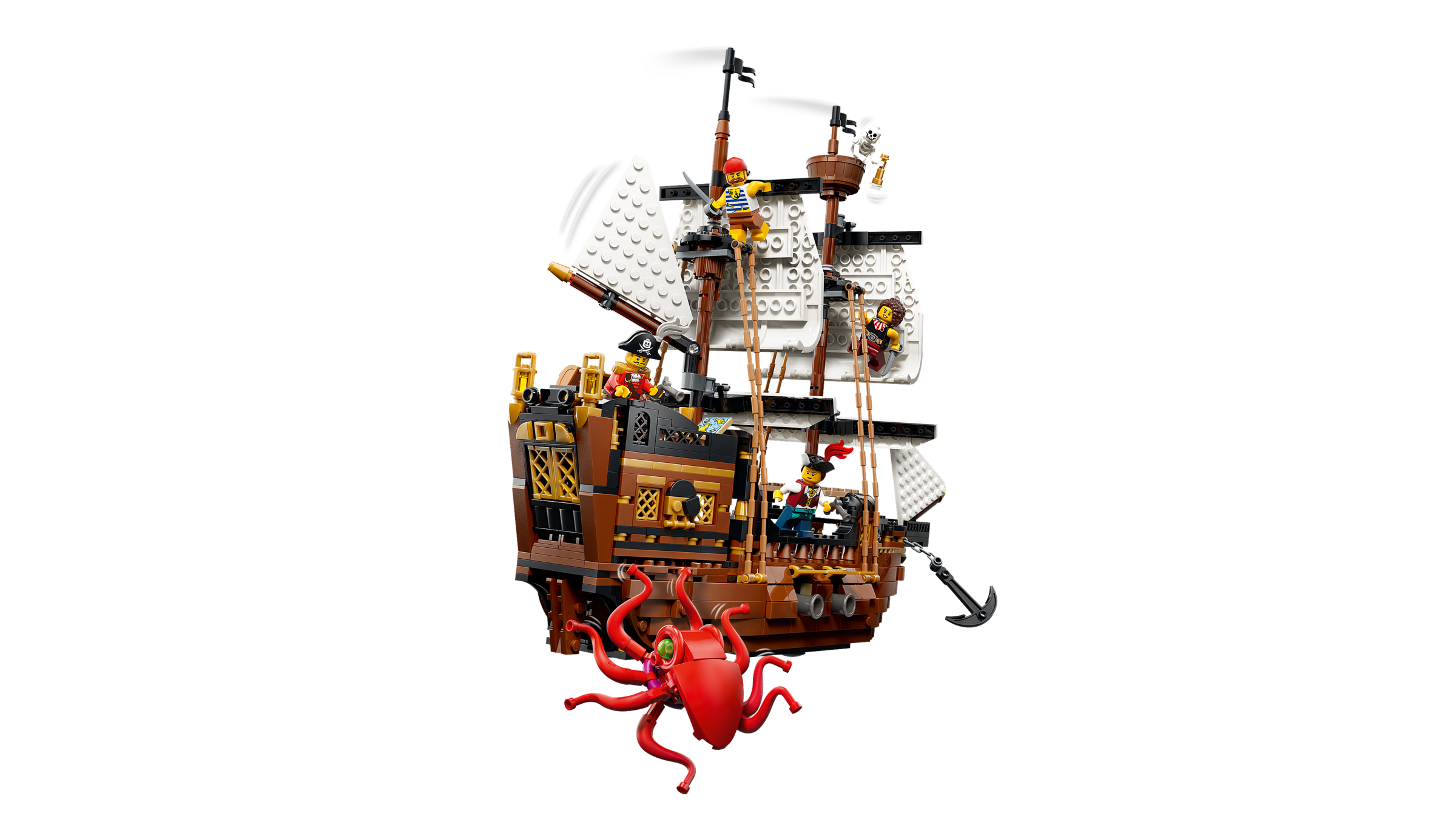 LEGO Creator pirate ship building set 1074 pieces, UK version