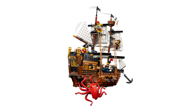 LEGO Creator pirate ship building set 1074 pieces, UK version