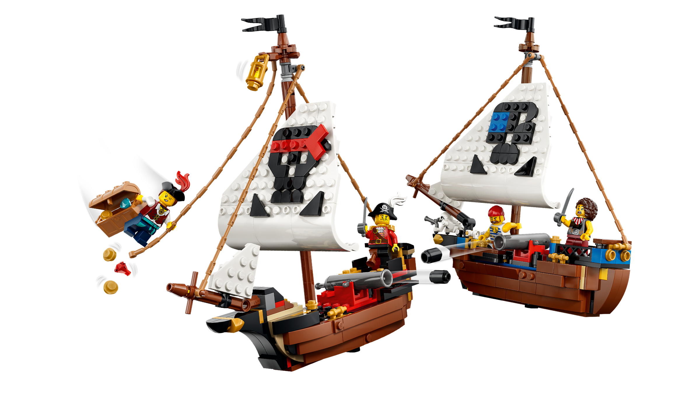 LEGO Creator pirate ship building set 1074 pieces, UK version