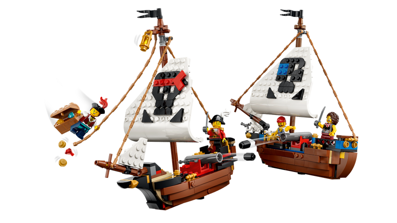 LEGO Creator pirate ship building set 1074 pieces, UK version
