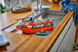 LEGO Coast Guard Rescue Boat and Helicopter building set 742 pieces - British product