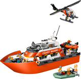 LEGO Coast Guard Rescue Boat and Helicopter building set 742 pieces - British product