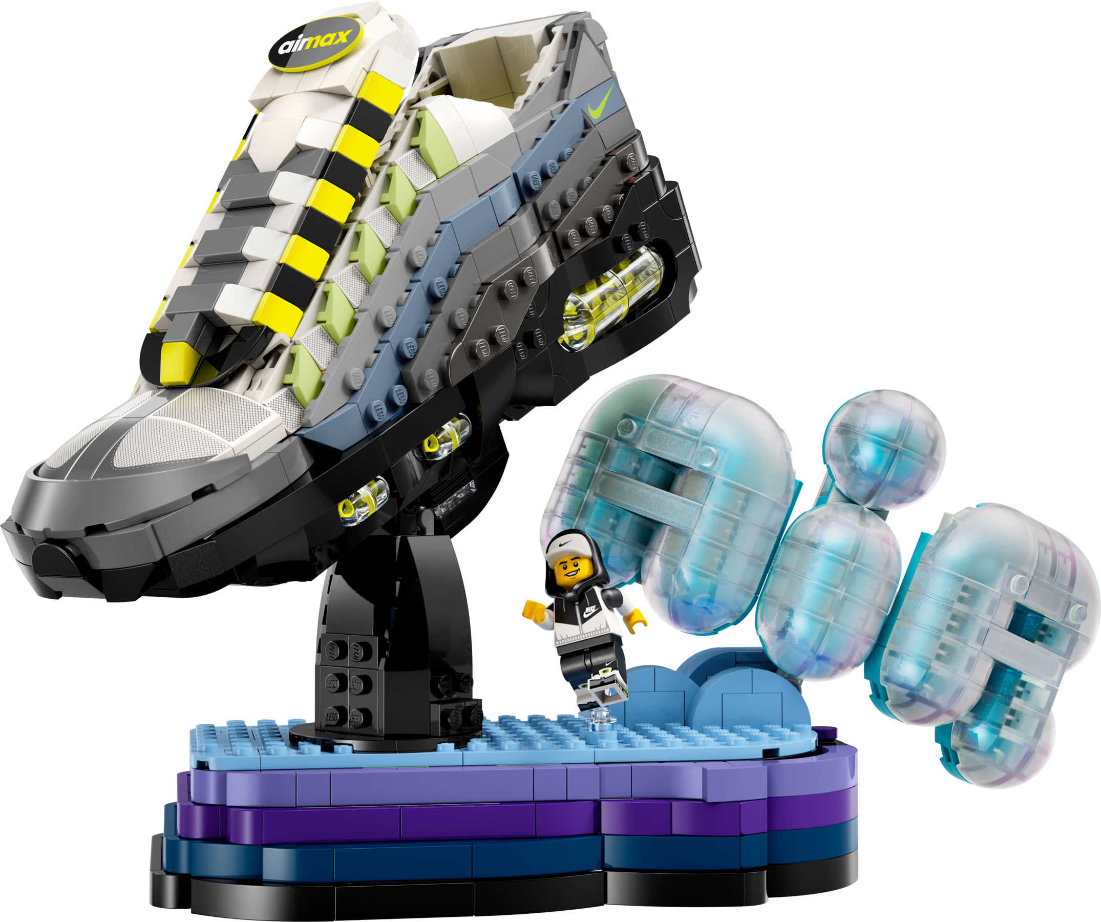 Nike Air Max 95 LEGO sneaker building kit, imported from the UK