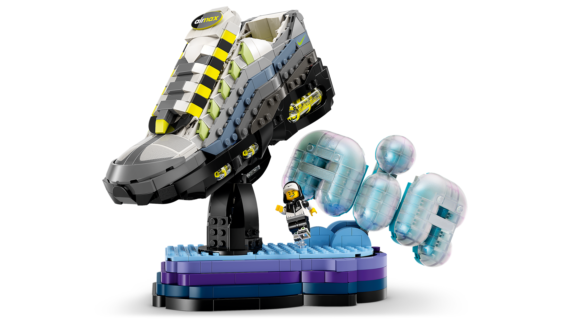 Nike Air Max 95 LEGO sneaker building kit, imported from the UK
