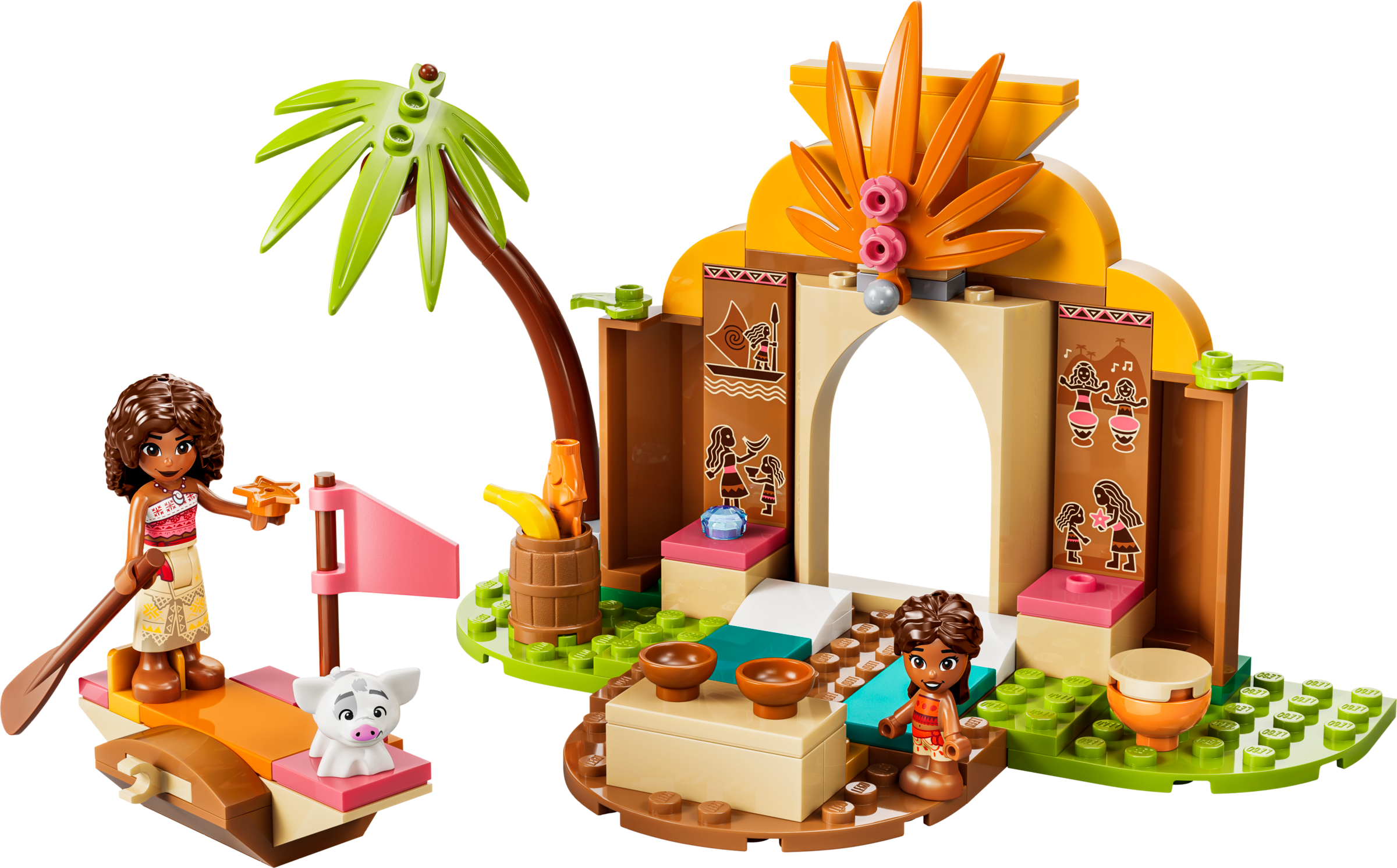 LEGO Moana Village House & Boat building set, UK version