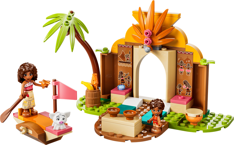 LEGO Moana Village House & Boat building set, UK version