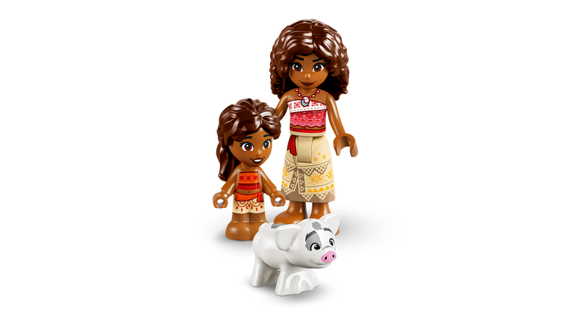 LEGO Moana Village House & Boat building set, UK version